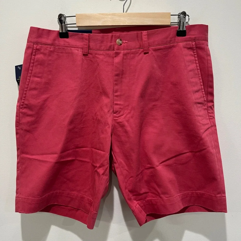 Polo Ralph Lauren Chino Shorts Mens 34 Pink Classic Fit 9